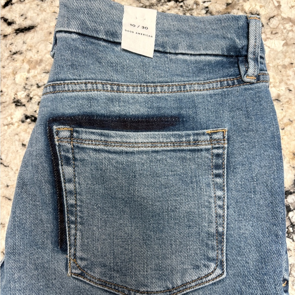 Good American Medium Light Blue High-Rise Women's Jeans
